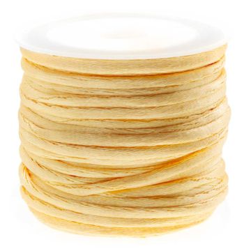 Satinkordel (2 mm) Golden Haze (10 Meter)