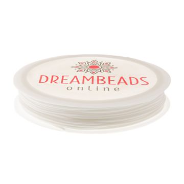 Wachsschnur Polyester (0.5 mm) Broken White (20 Meter)