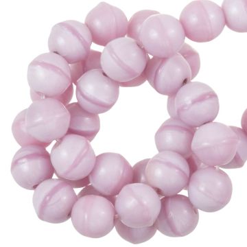 Glasperlen (6 mm) Cool Pink (70 Stück)