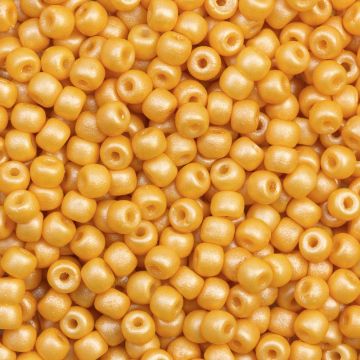 DQ Rocailles (3 mm) Marigold Pearlshine Mat (15 Gramm)