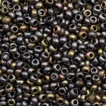 DQ Rocailles (3 mm) Etched Zinc Iris (15 Gramm)