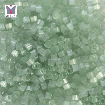 Miyuki Delica Perlen (11/0) Pale Moss Green Silk Satin(2.8 Gramm)