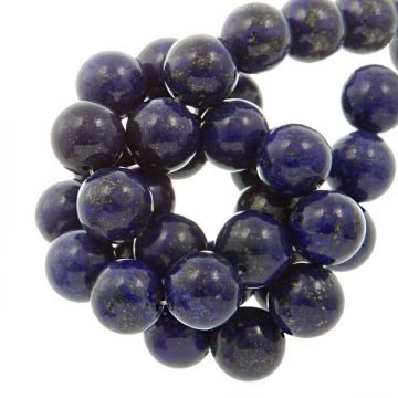 Lapislazuli Perlen (12 mm) 15 Stück