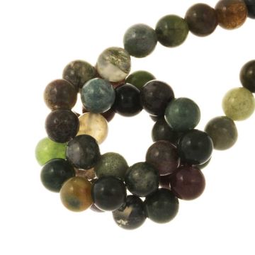 Indischer Achat Perlen (6 mm) 60 Stück