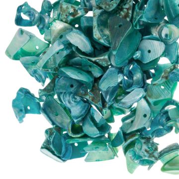 Muschel Splitterperlen (7 - 12 x 9 - 27 x 1.5 - 4 mm) Ceramic (50 Gramm)