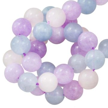 Perlenmischung - Naturstein Perlen (4 mm) Mixed Stones (88 Stück)