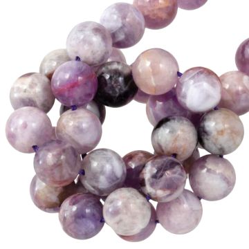 Chevron Amethyst Perlen (6 mm) 60 Stück