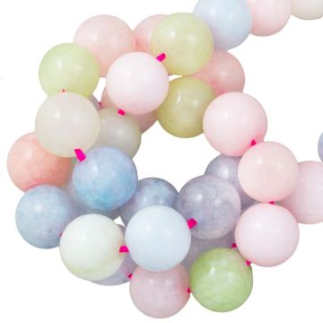 Morganit Perlen (6 mm) 60 Stück