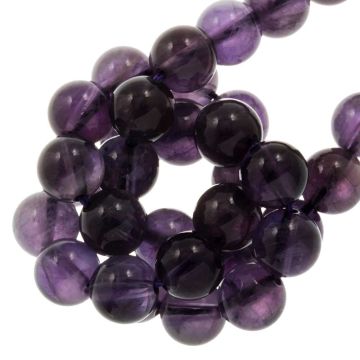 Amethyst Perlen (8 mm) 23 Stück