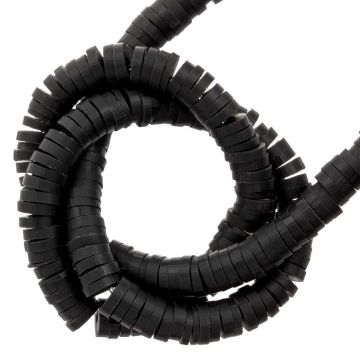 Polymer Perlen (4 x 1 mm) Anthracite (350 Stück)