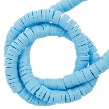 Polymer Perlen (4 x 1 mm) Sky Blue (350 Stück)