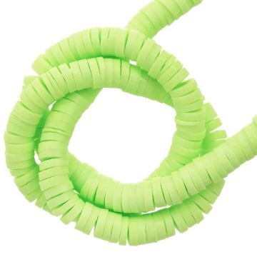 Polymer Perlen (4 x 1 mm) Light Lime (350 Stück)