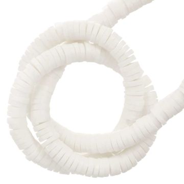 Polymer Perlen (4 x 1 mm) White (350 Stück)