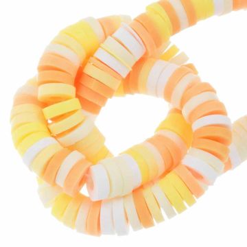 Polymer Perlen (4 x 1 mm) Mix Color Apricot Cream (300 Stück)