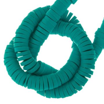 Polymer Perlen (4 x 1 mm) Teal (350 Stück)