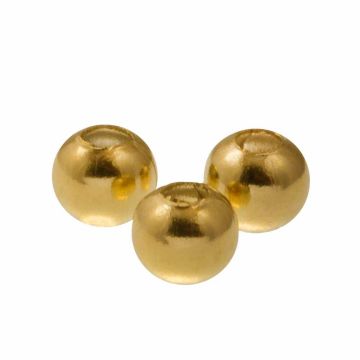 Edelstahl Perlen (2 mm) Gold (50 Stück)