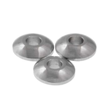 Edelstahl Perlen (4 x 2 mm) Altsilber (50 Stück)