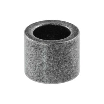 Edelstahl Perlen Großes Loch (10 x 8 mm) Altsilber (1 Stück) 