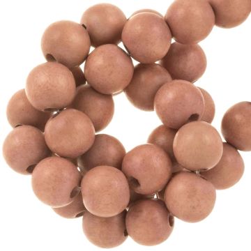 Peach beads