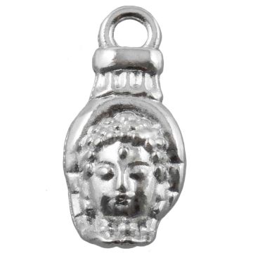 Charm Buddha (18.5 x 8.5 x 5 mm) Altsilber (25 Stück)