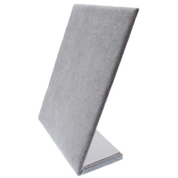 Schmuckdisplay Samt Ohrringe (25 x 20 x 8 cm) Grey (1 Stück)