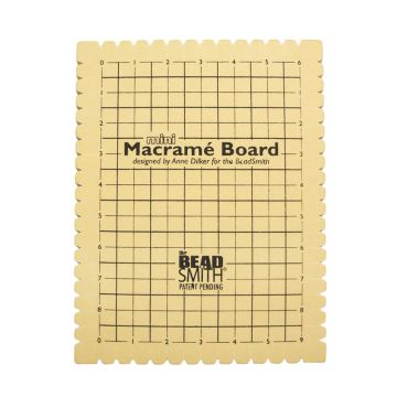 Beadsmith Mini Makramee Knüpfboard (19 x 26,5 cm) 1 Stück