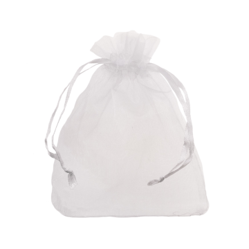 Organzasäckchen (8 x 10 cm) White (20 Stück)