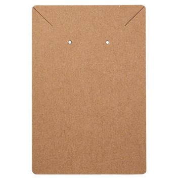 Schmuckkarten Ohrringe, Halskette (6 x 9 cm) Brown (5 Stück)