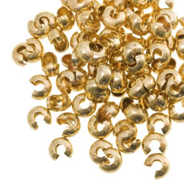 Kaschierperlen (6.5 mm) Gold (25 Stück)