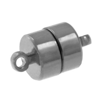 Magnetverschluss (11 x 6 mm) Altsilber (1 Stück)