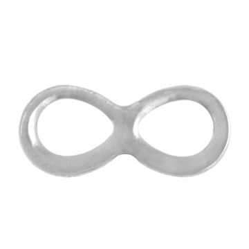 Edelstahl Charm Infinity (10 x 4 x 1 mm) Altsilber (10 Stück)