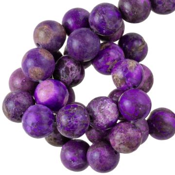 Amerikanische Türkis Perlen (8 mm) Indigo (45 Stück)