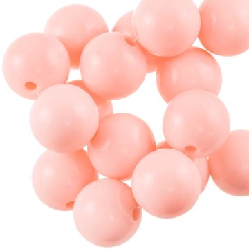 Acrylperlen (16 mm) Salmon Pink (25 Stück)