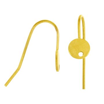 Edelstahl Ohrhänger (20.5 x 6 x 13.5 mm) Gold (4 Stück)