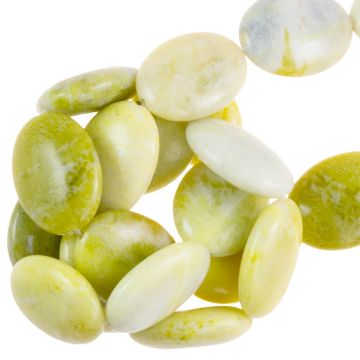 Zitrone Jade Perlen (20 x 15 x 7 mm) 20 Stück