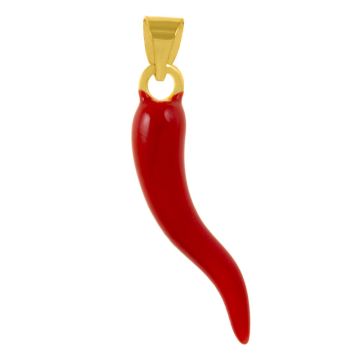 Pendant Emaille Pfeffer (26 x 5 x 4.5 mm) Red (1 Stück)