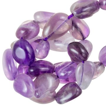 Amethyst Perlen (5 - 10 x 6 - 7 x 3 - 7 mm ) 40 Stück