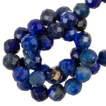 Lapislazuli Facetperlen (2 mm) 170 Stück
