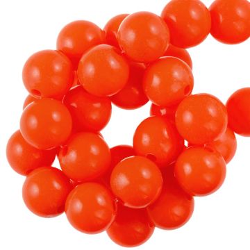 Acrylperlen (12 mm) Red Orange (50 Stück)