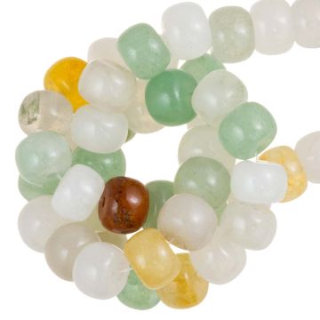 Aventurin Perlen (8 x 6 mm) 65 Stück