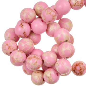 Imperial Jaspis Perlen (6 mm) Classic Pink (60 Stück)