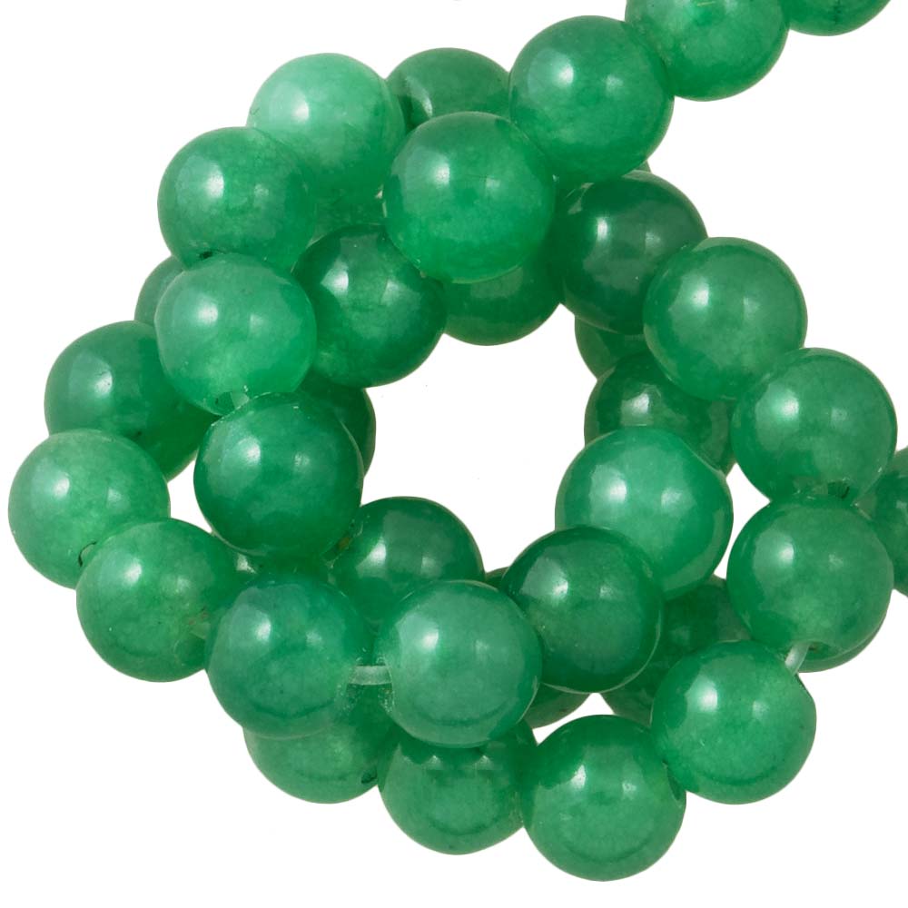 60 Stück Natürliche Prehnit-Jade-Perlen – 6 Mm Lose Steinperlen Für Schmuck DIY
