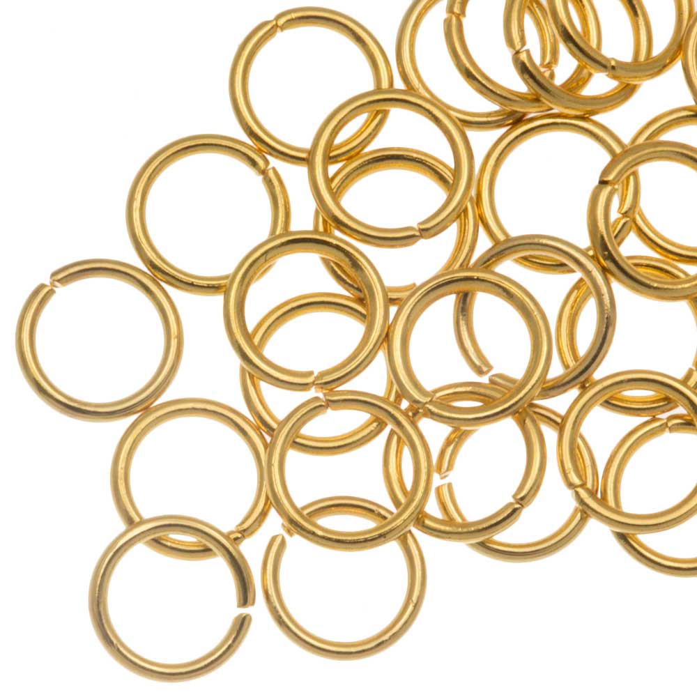 50 Stück 8 Mm Runde Metallperlen Matt – In Gold & Silber Mit